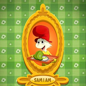 Bilder Grünes Ei mit Speck