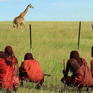 Bilder Der weiße Massai Krieger