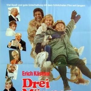 Bilder Drei Männer im Schnee