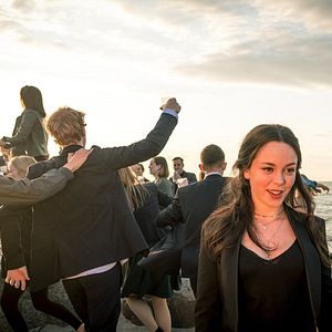 Bilder Das Mädchen am Strand