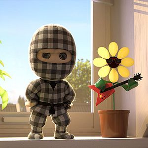 Bilder Der karierte Ninja