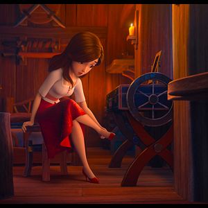 Bilder Rotschühchen und die sieben Zwerge