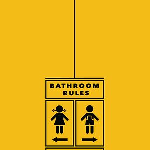 Bilder Bathroom Rules