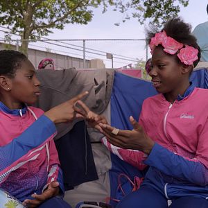 Bilder Drei Schwestern auf der richtigen Bahn