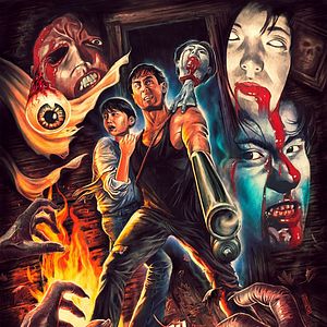 Bilder Bloody Muscle Body Builder in Hell