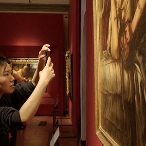 Bilder In den Uffizien