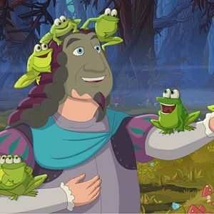 Bilder Tri bogatyrya i Kon' na trone