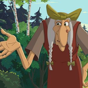 Bilder Tri bogatyrya i Kon' na trone