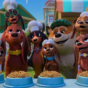 Bilder Brezel und seine Dackel-Familie