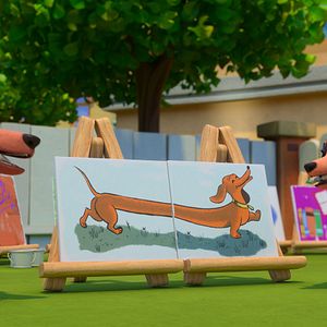 Bilder Brezel und seine Dackel-Familie