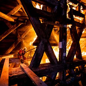 Bilder Notre-Dame in Flammen