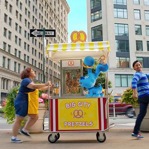 Bilder Blues Abenteuer in der Großstadt