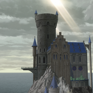 Bilder Lonely Castle In The Mirror