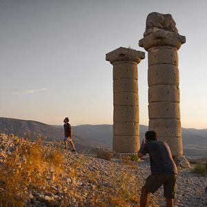 Bilder Auf trockenen Gräsern