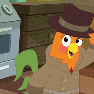 Bilder Ein Huhn will’s wissen