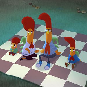 Bilder Ein Huhn will’s wissen