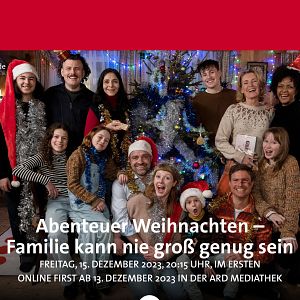 Bilder Abenteuer Weihnachten - Familie kann nie groß genug sein