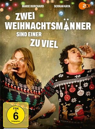 Zwei Weihnachtsmänner sind einer zu viel