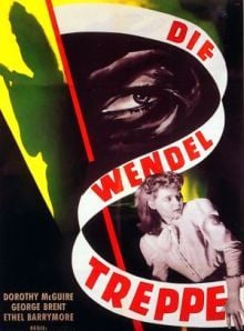 Filmposter von Die Wendeltreppe