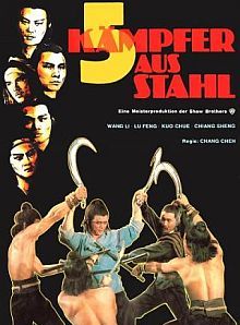 Filmposter von 5 Kämpfer aus Stahl