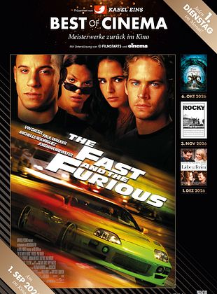 Filmposter von The Fast and the Furious