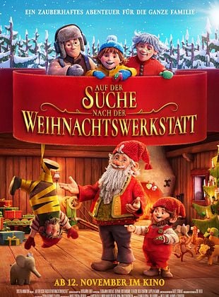 Filmposter von Auf der Suche nach der Weihnachtswerkstatt