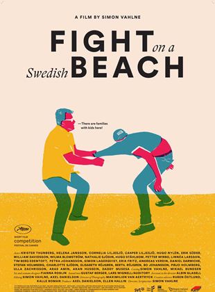 Fight on a swedish beach