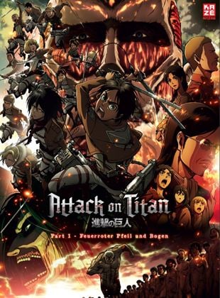  Attack On Titan: Feuerroter Pfeil & Bogen