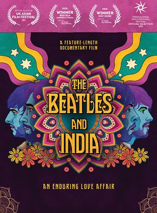 Filmposter von Die Beatles und Indien