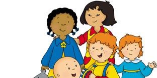 Poster der Serie Caillou Makes Cookies