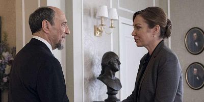 Poster der Serie Die Lügenfabrik