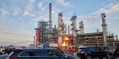 Poster der Serie In Flammen