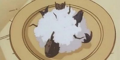 Poster der Serie Menchi × Majigire × Niji shiken