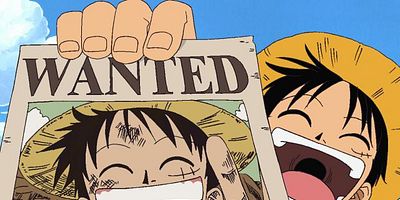 Poster der Serie Shōkin kubi ! Mugiwara no Luffy yo ni shirewataru