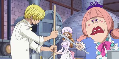 Poster der Serie Miwaku no Aji - Shiawase no Sanji no Kēki