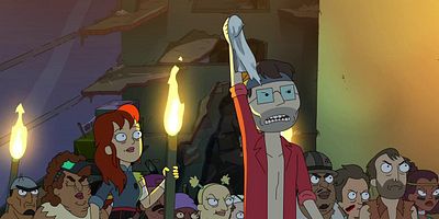 Poster der Serie Korvo und Terry stehlen einen Bären