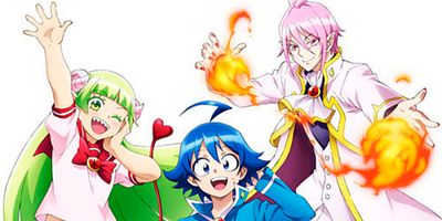 Poster der Serie Akuma gakkō no Iruma-kun