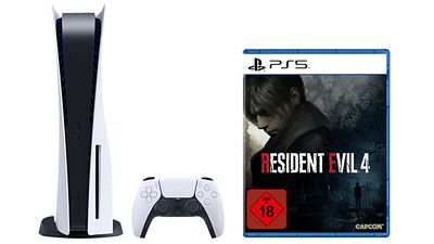 bild aus der news Das günstigste PS5-Bundle gibt's bei MediaMarkt: Playstation 5 jetzt mit "Resident Evil 4" im Angebot