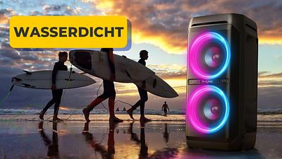 bild aus der news Jetzt wird's absurd: Ultralaute Partybox mit 100W für 150 Euro im Angebot – JBL kostet mehr als das Doppelte!