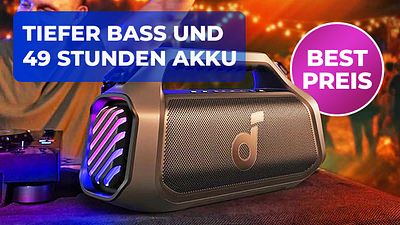 bild aus der news Fetter Sound, schmaler Preis: Tragbarer Bluetooth-Lautsprecher rockt den Sommer zum aktuellen Bestpreis