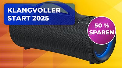 bild aus der news Super kompakt – auch beim Preis: Mit diesem Bluetooth-Lautsprecher von Sony heißt ihr das Jahr 2025 mit starkem Sound willkommen