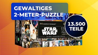 bild aus der news Fast 2 Meter "Star Wars"-Epicness! Dieses Puzzle besteht aus unglaublichen 13.500 Teilen und ist derzeit unfassbar günstig