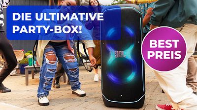 bild aus der news 1.000 Watt Bass Machine! Die krasseste JBL-Partybox ist jetzt gigantisch günstig am Black Friday!