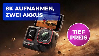 bild aus der news Leistungsstarke Action-Cam hält eure Abenteuer in 8K fest! Sichert euch jetzt das reduzierte Bundle mit zwei Akkus
