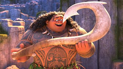 bild aus der news Nach "Vaiana 2" kommt die Disney-Realverfilmung: So sieht Dwayne Johnson als extra-muskulöser Halbgott Maui aus