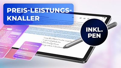 bild aus der news Für zuhause & unterwegs: Marken-Tablet inklusive Pen für weit unter 200 Euro