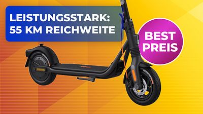 bild aus der news Beliebten E-Scooter mit 55 km Reichweite zum Bestpreis sichern – Amazon und Segway geben fetten Rabatt