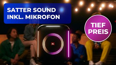 bild aus der news JBLs Party-Würfel war noch nie so günstig: Sichert euch die Bluetoothbox mit Mikrofon