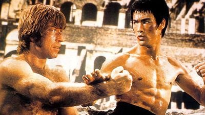 bild aus der news "ICH gewinne, ich bin der Star des Films": So lief das legendäre Duell von Chuck Norris und Bruce Lee hinter den Kulissen ab!
