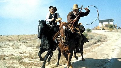 bild aus der news "Ein Rabbi im Wilden Westen": In diesem Western-Flop sprang Harrison Ford für John Wayne ein